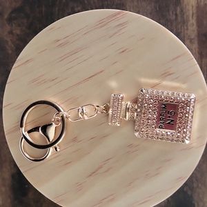 Perfume N#5 Keychain. Lots of bling
